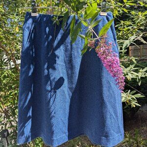 Uniqlo Denim Mini Skirt - Japanese Minimalism